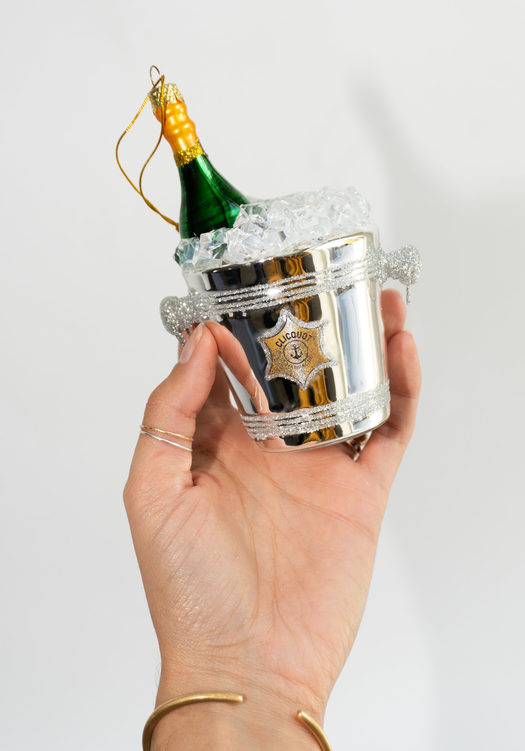 Champagne on Ice Ornament