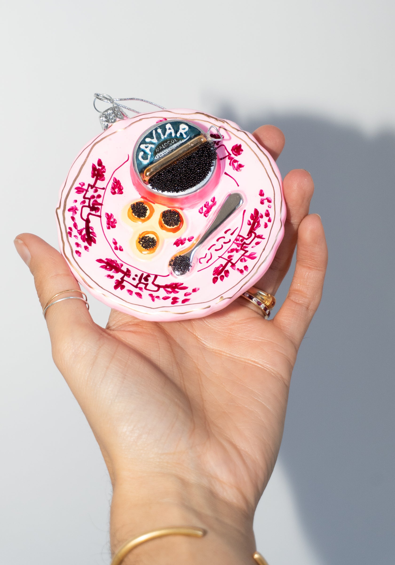 Plated Caviar Ornament