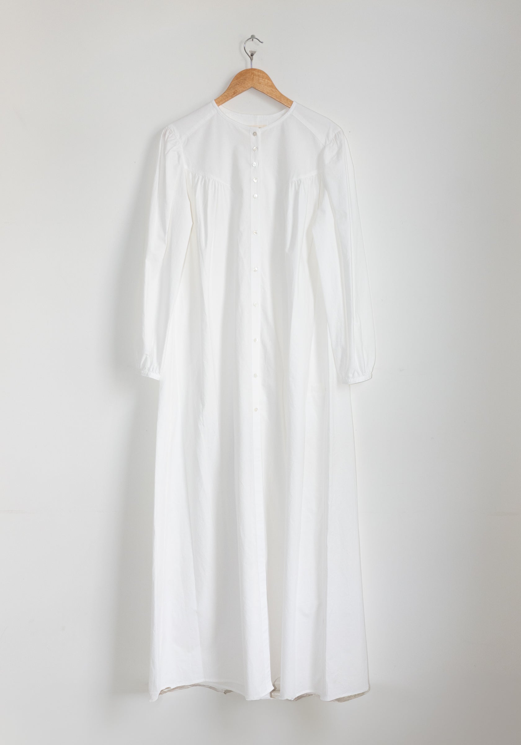 Colleen Allen House Dress in Natural White