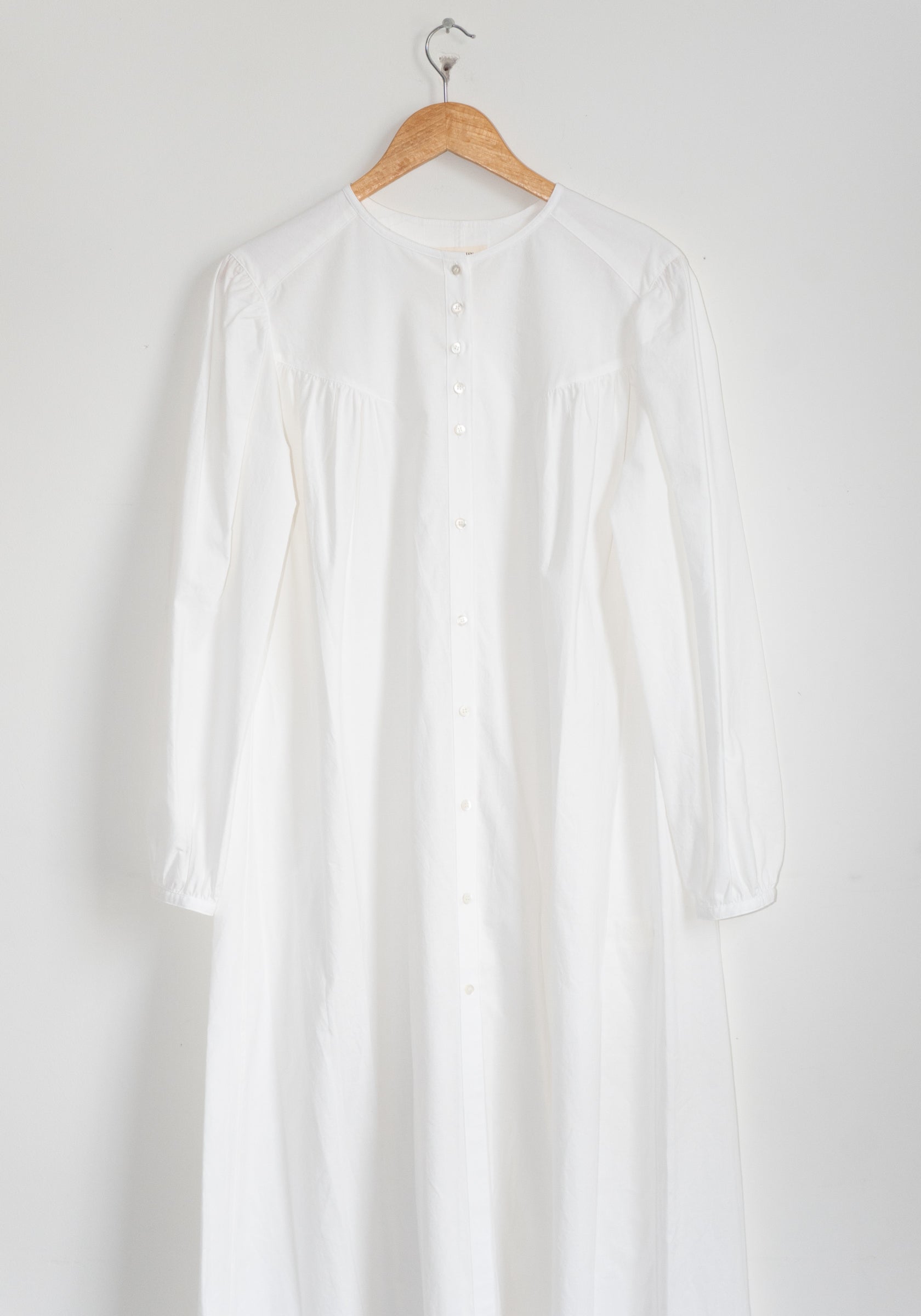 Colleen Allen House Dress in Natural White