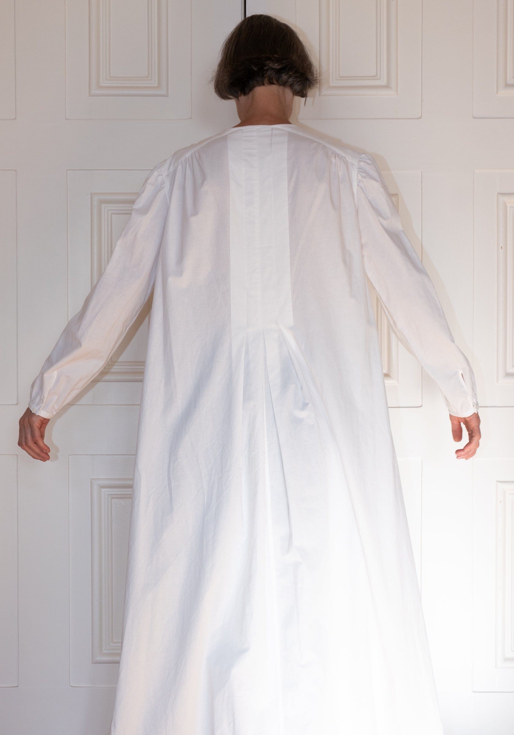 Colleen Allen House Dress in Natural White