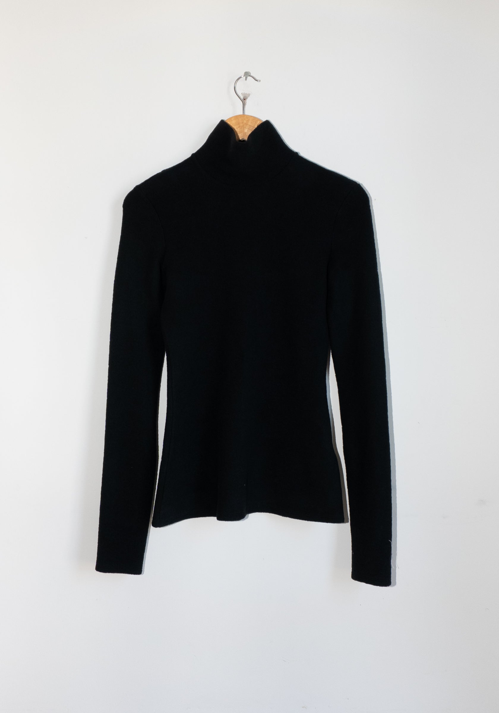 Colleen Allen Keyhole Turtleneck in Black