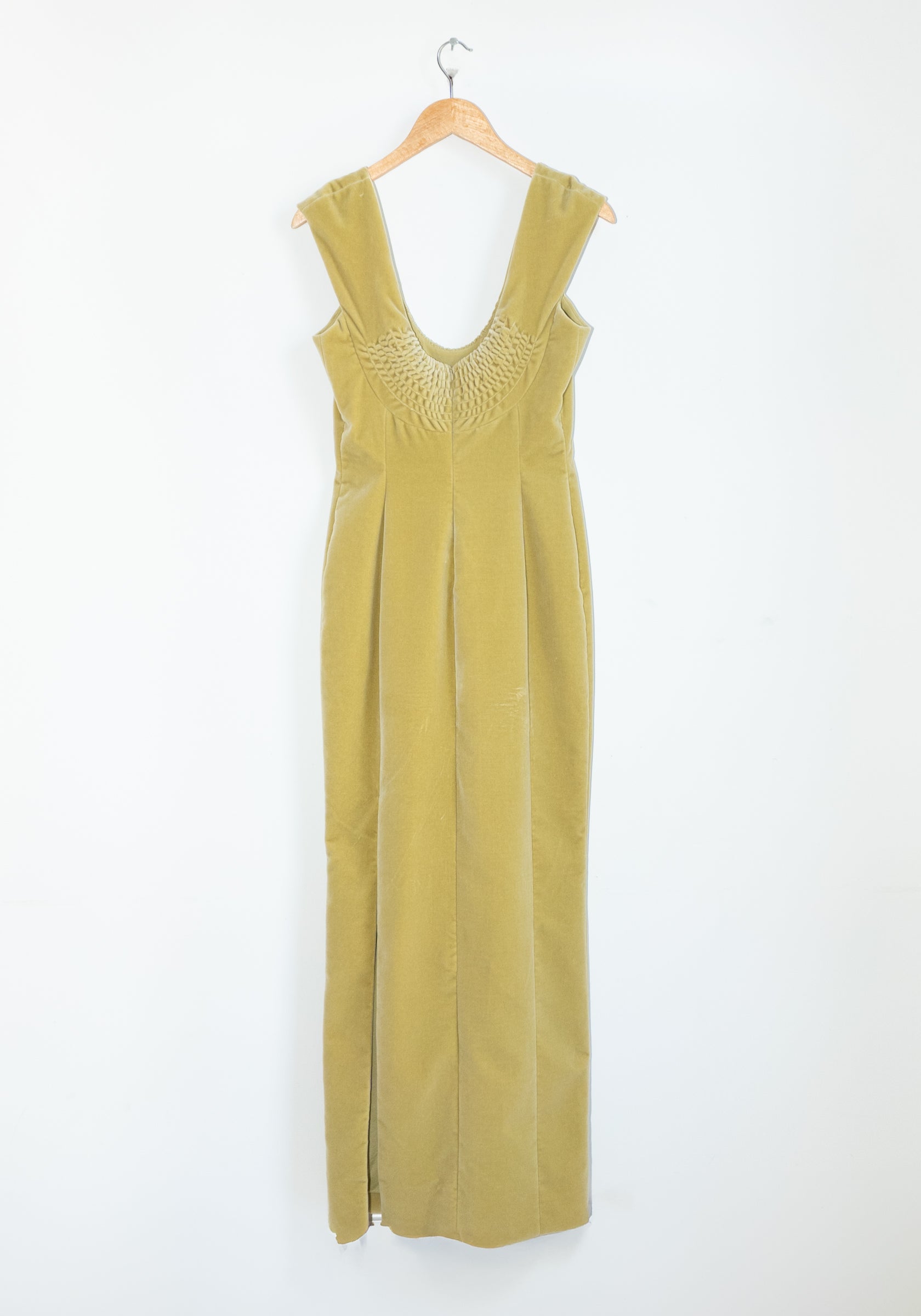 Colleen Allen Low U Dress in Celery