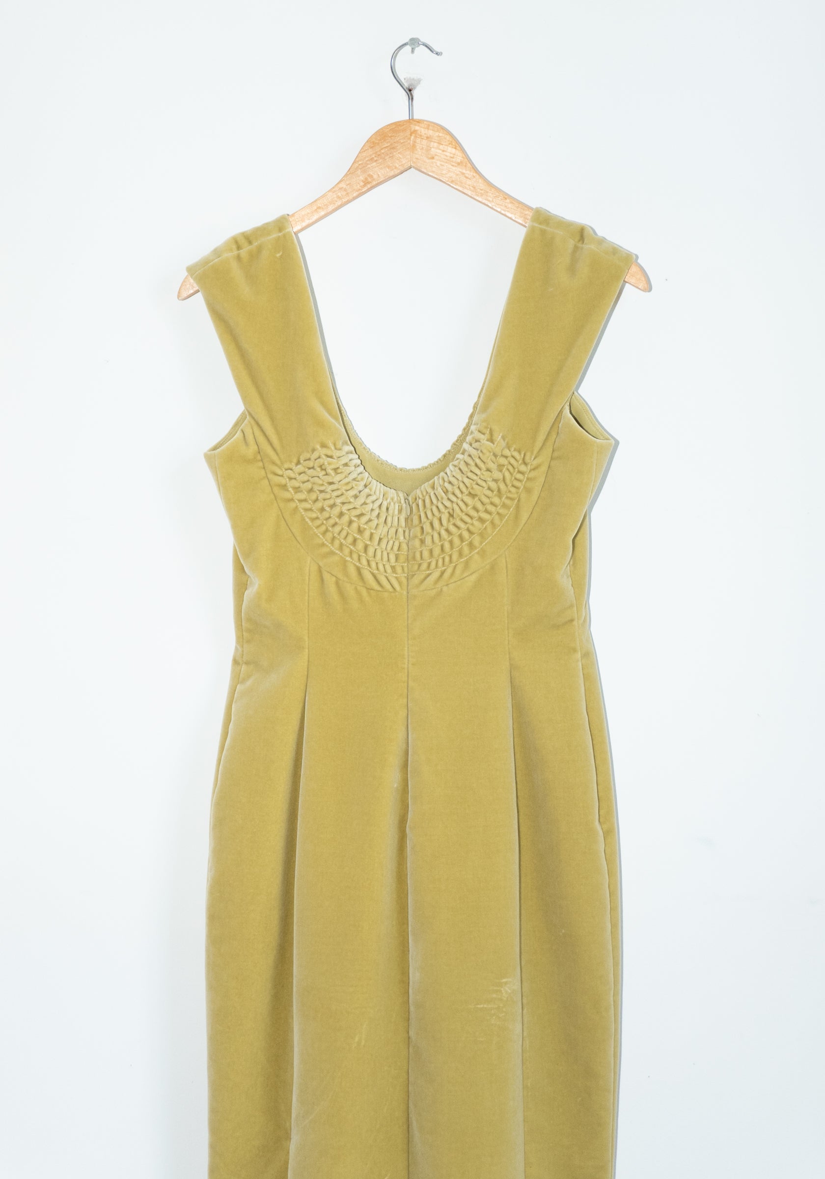 Colleen Allen Low U Dress in Celery