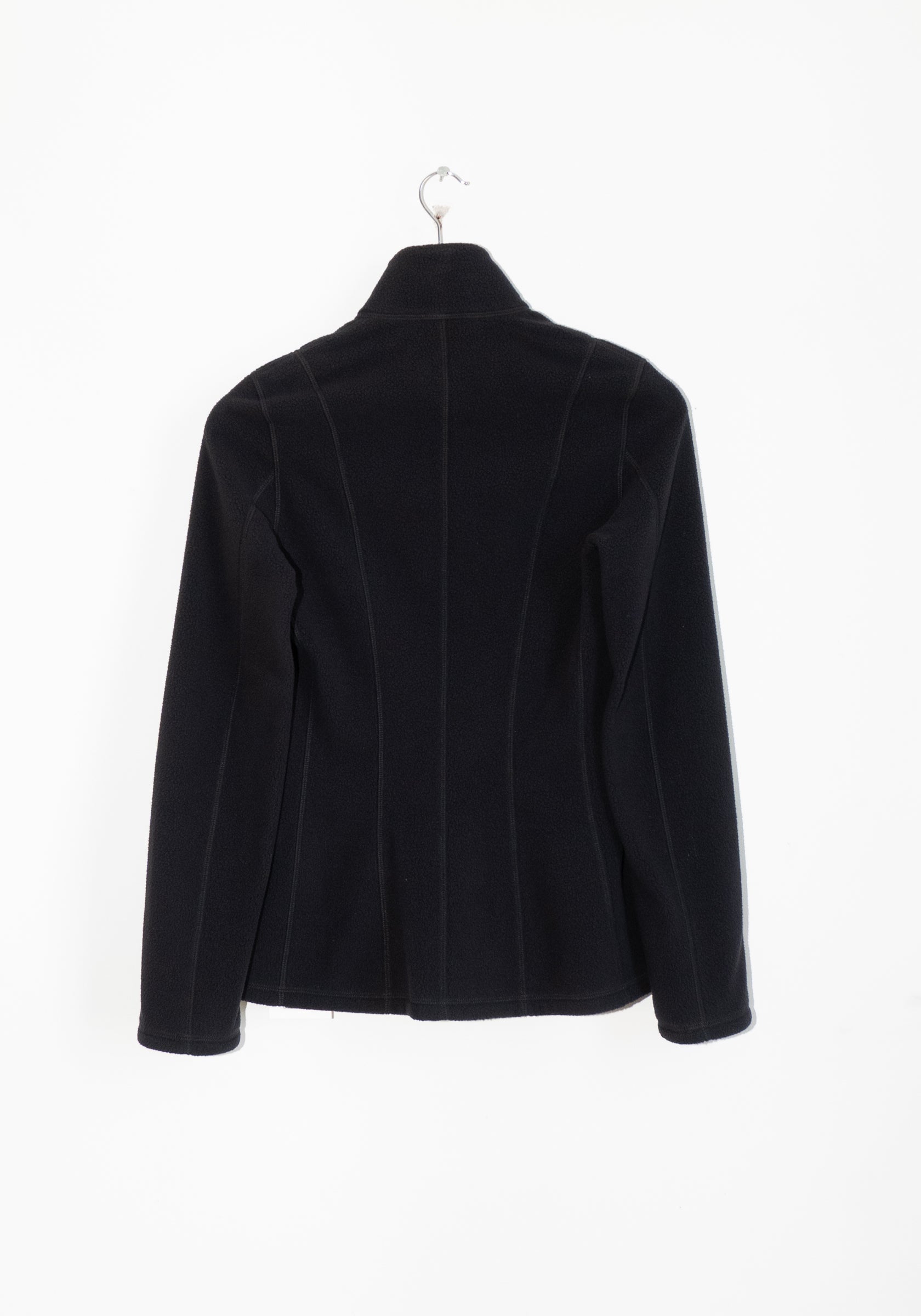 Colleen Allen Shaped Fleece Jacket in Black