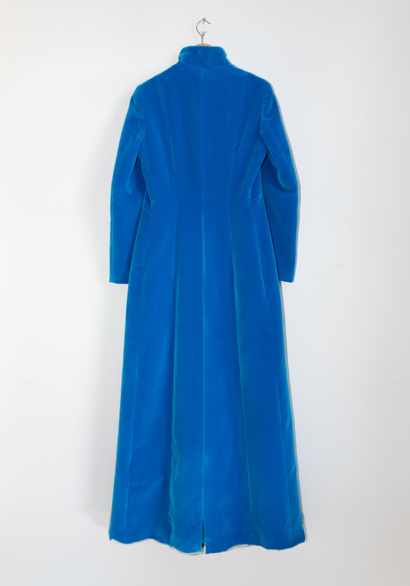 Colleen Allen Victorian Shaped Coat in Cerulean Blue