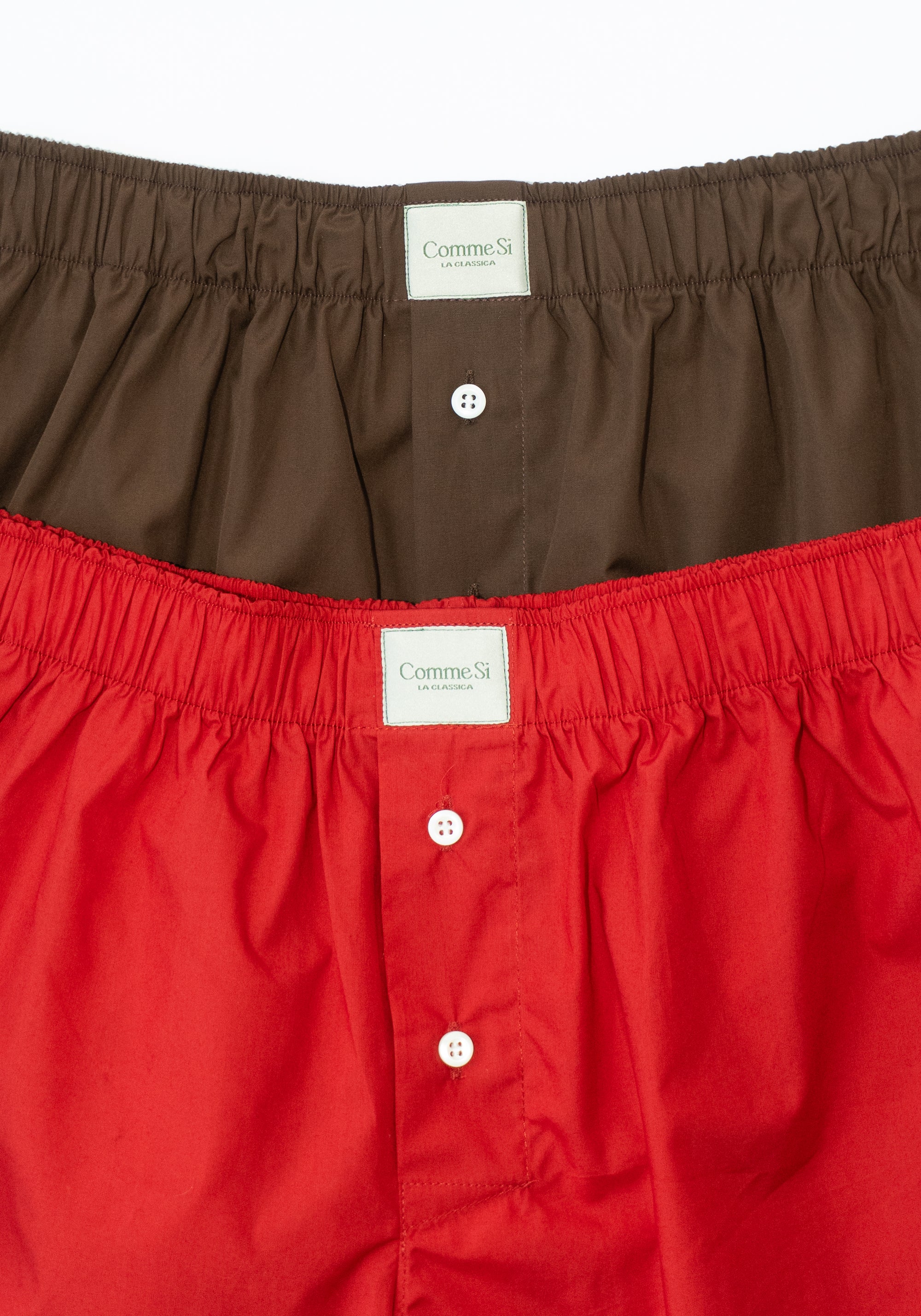 Comme Si La Boxer Classica in Brown