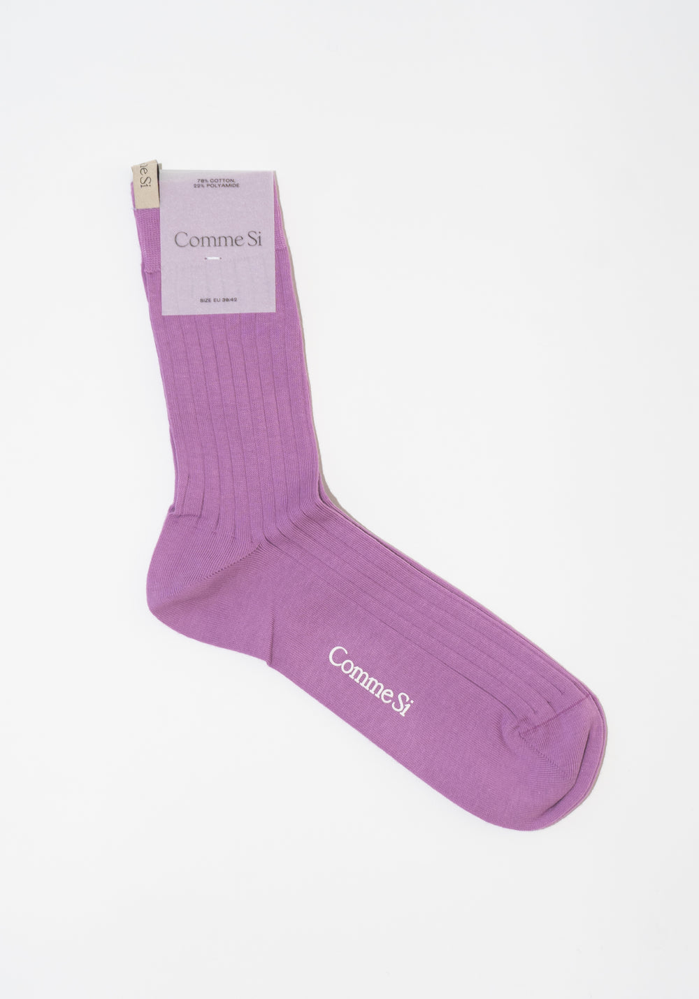 Comme Si Yves Socks in Iris