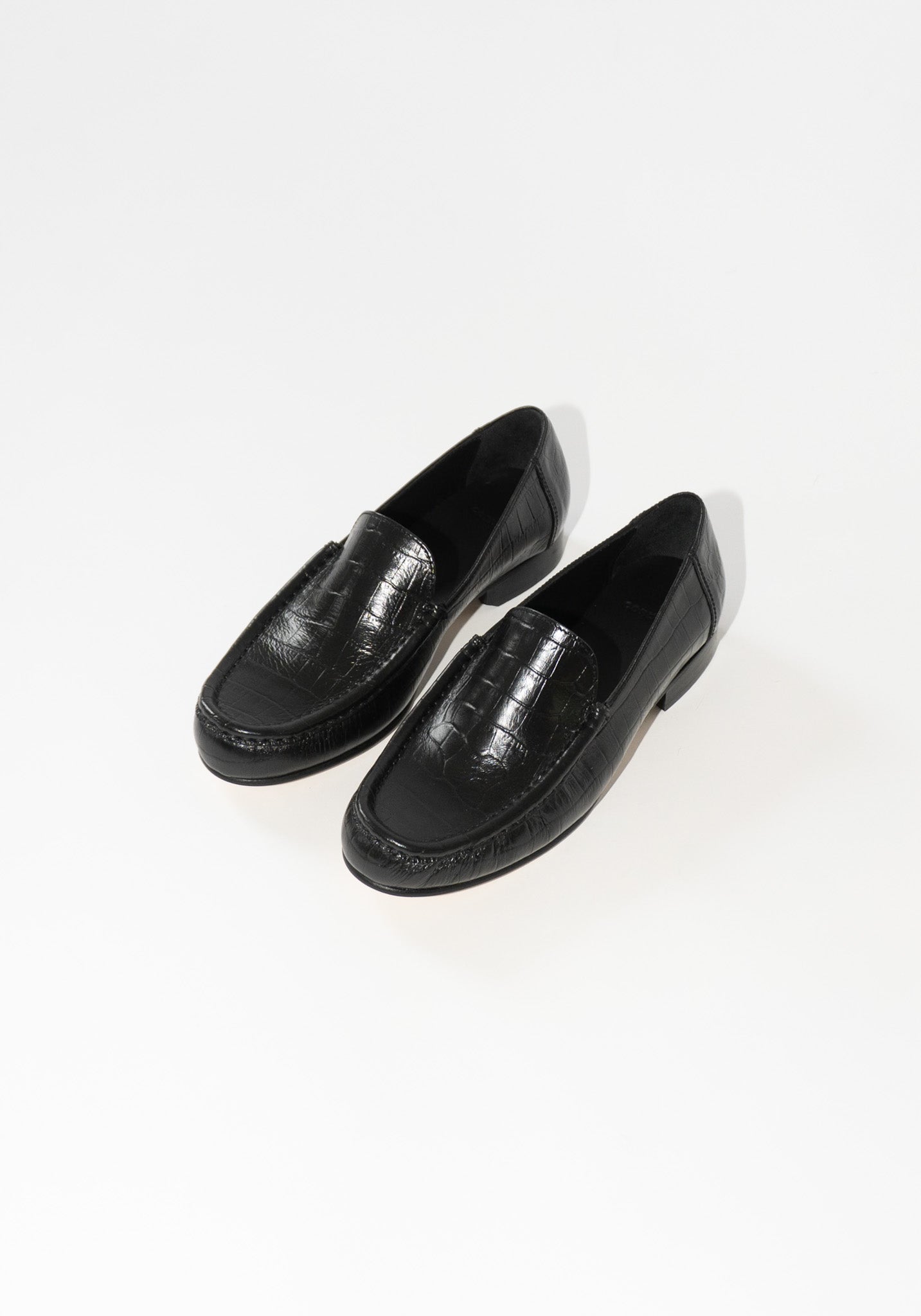 Cordera Loafer in Dark Croc