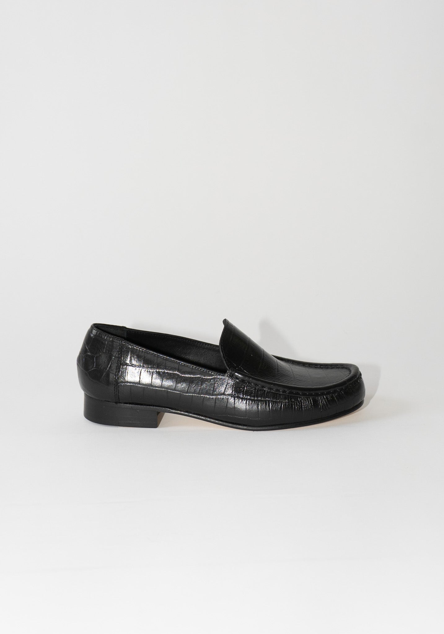 Cordera Loafer in Dark Croc