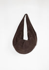 Suede Crossbody XL Bag in Brown