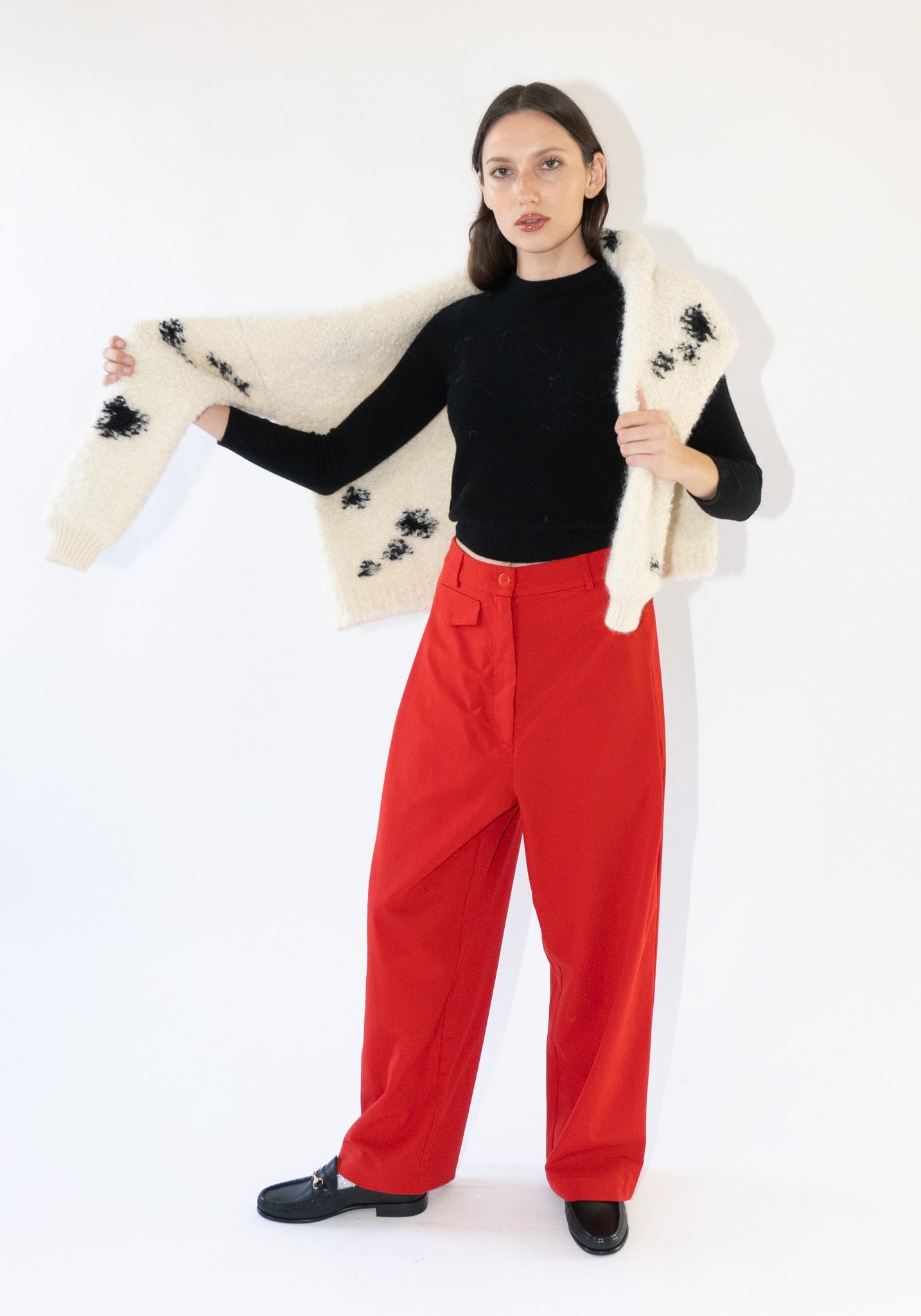 Cordera Wool & Mohair Blotch Sweater