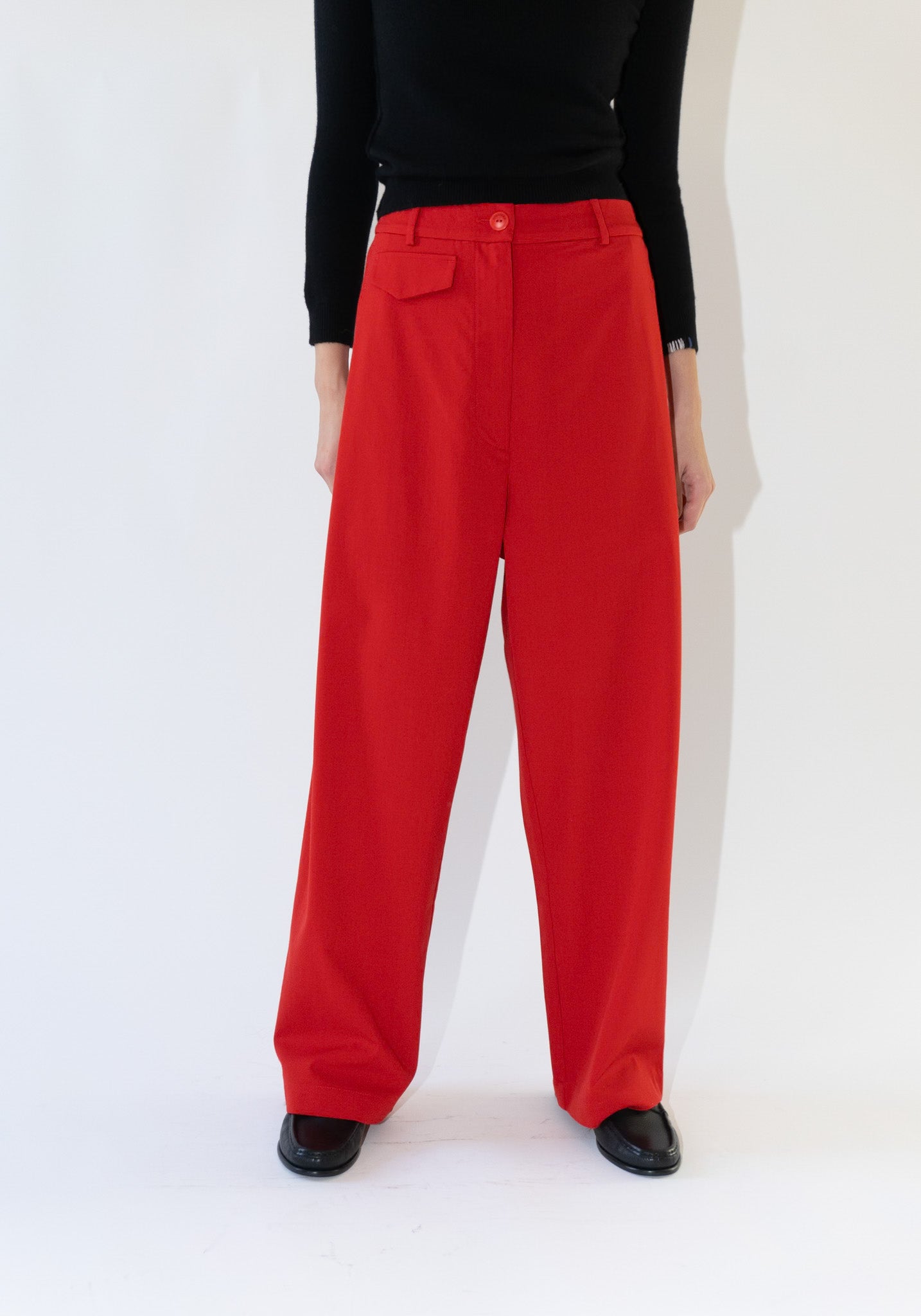 Cordera Tailoring Pocket Pants in Red