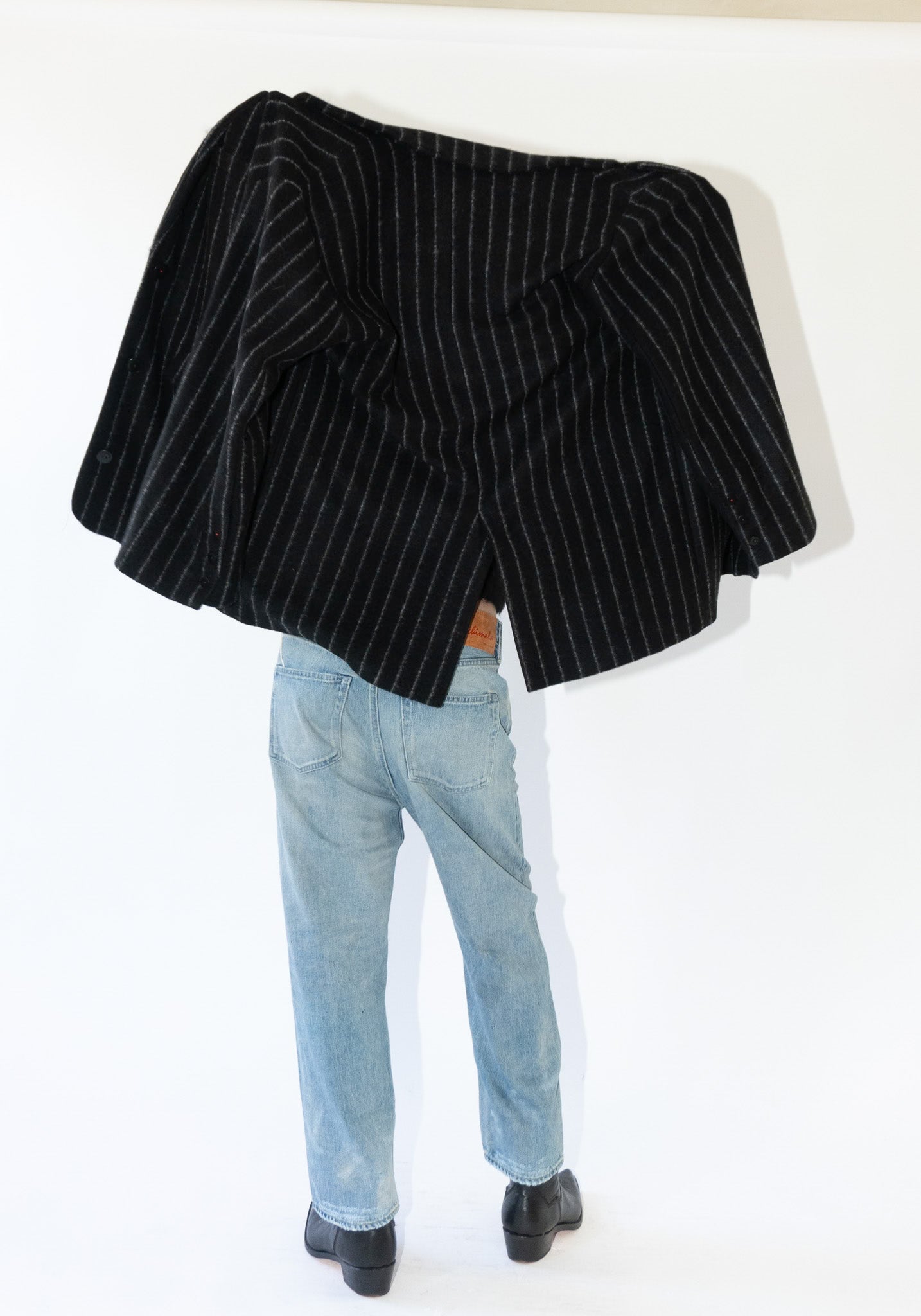 Cordera Virgin Wool Striped Jacket in Striped