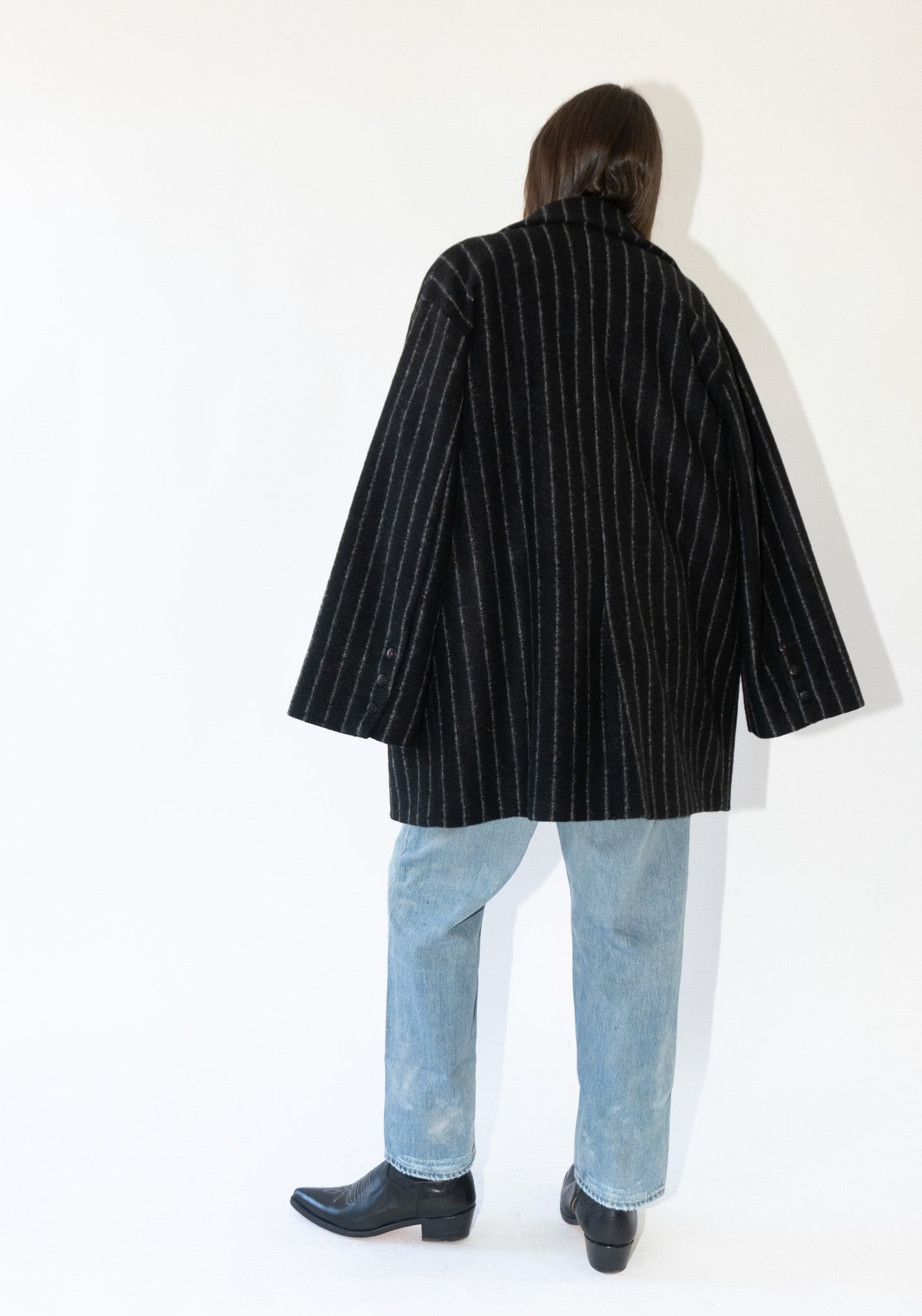 Cordera Virgin Wool Striped Jacket in Striped