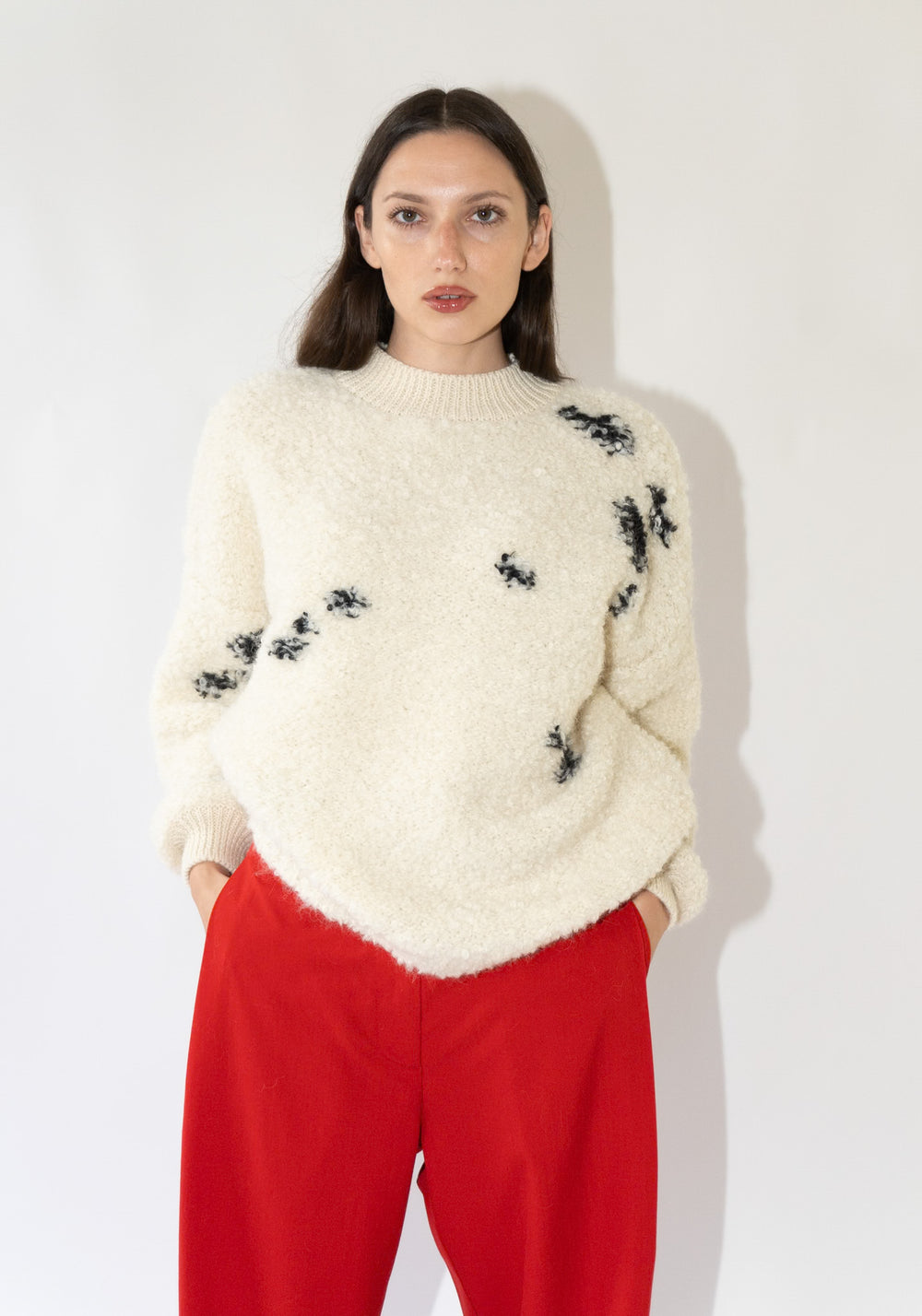 Cordera Wool & Mohair Blotch Sweater