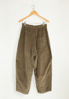 Corduroy Baggy Pants in Sage