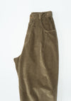 Corduroy Baggy Pants in Sage