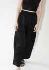 Cristaseya Oversized Pajama Pants in Black