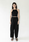Cristaseya Oversized Pajama Pants in Black
