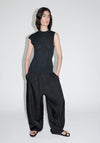 Cristaseya Oversized Pajama Pants in Black