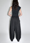 Cristaseya Oversized Pajama Pants in Black