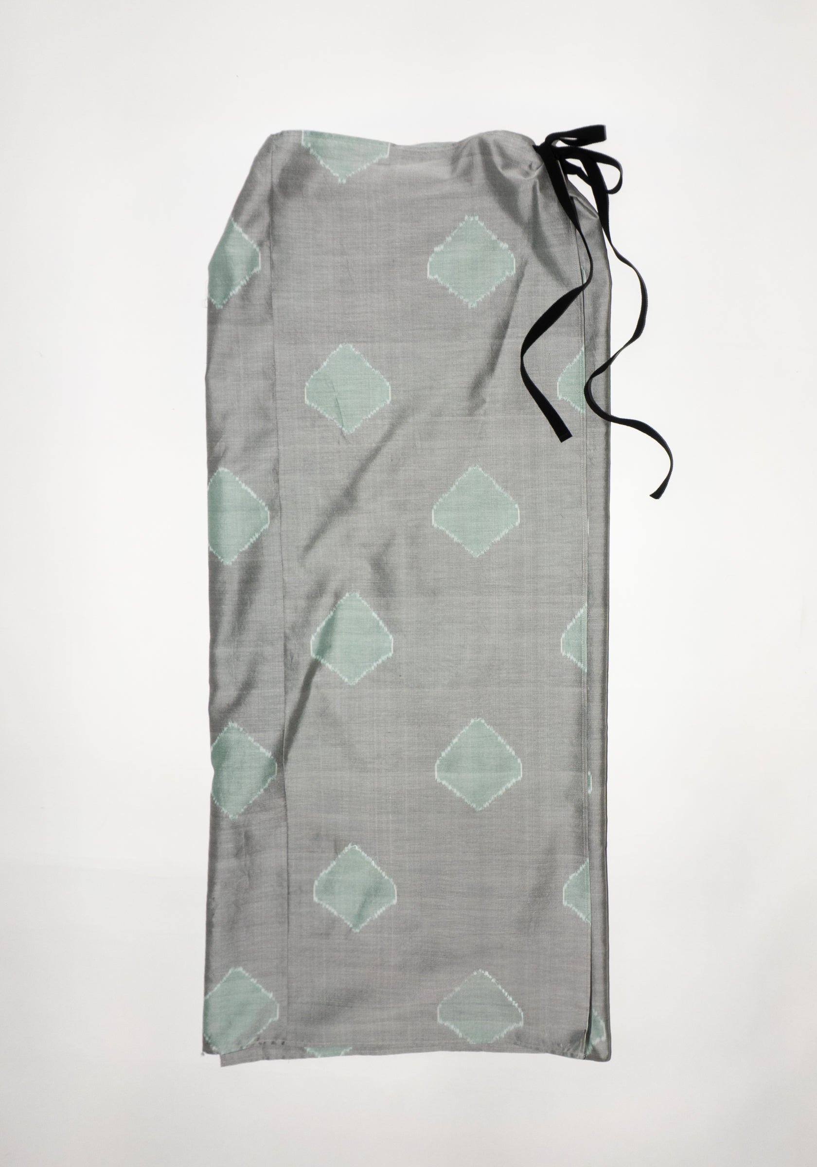Cristaseya Pareo Skirt in Grey Green Polka Dot