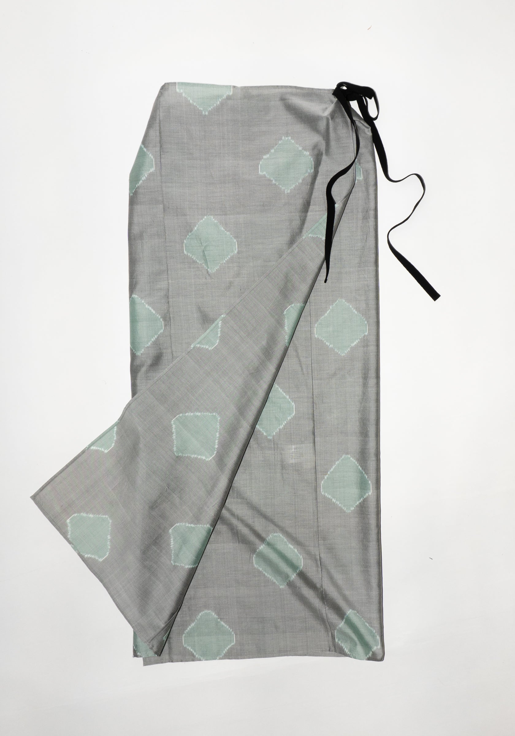 Cristaseya Pareo Skirt in Grey Green Polka Dot
