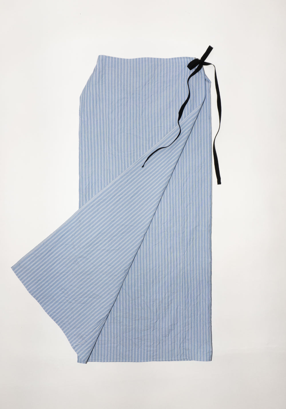 Cristaseya Pareo Skirt in Striped Blue