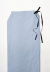 Cristaseya Pareo Skirt in Striped Blue