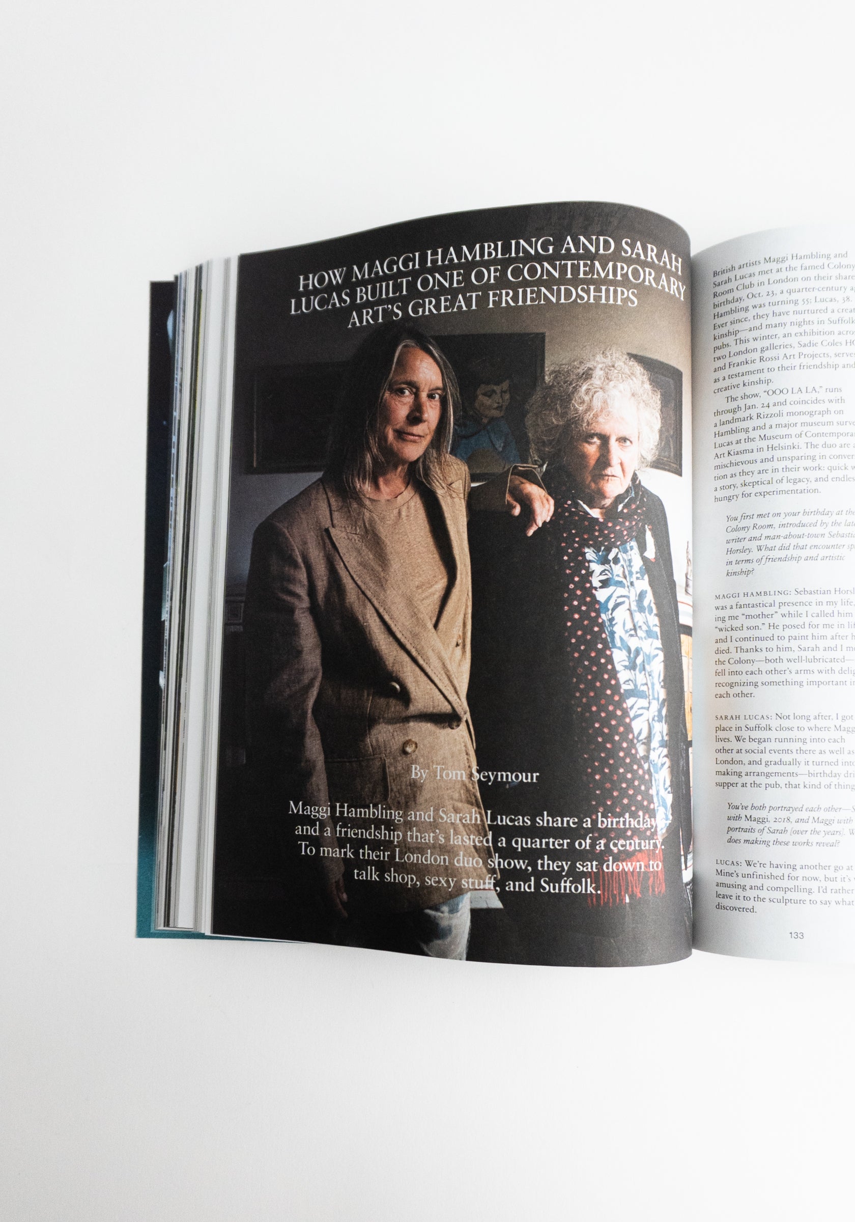 Cultured Mag, The Artists on Artists Issue, Winter 2025