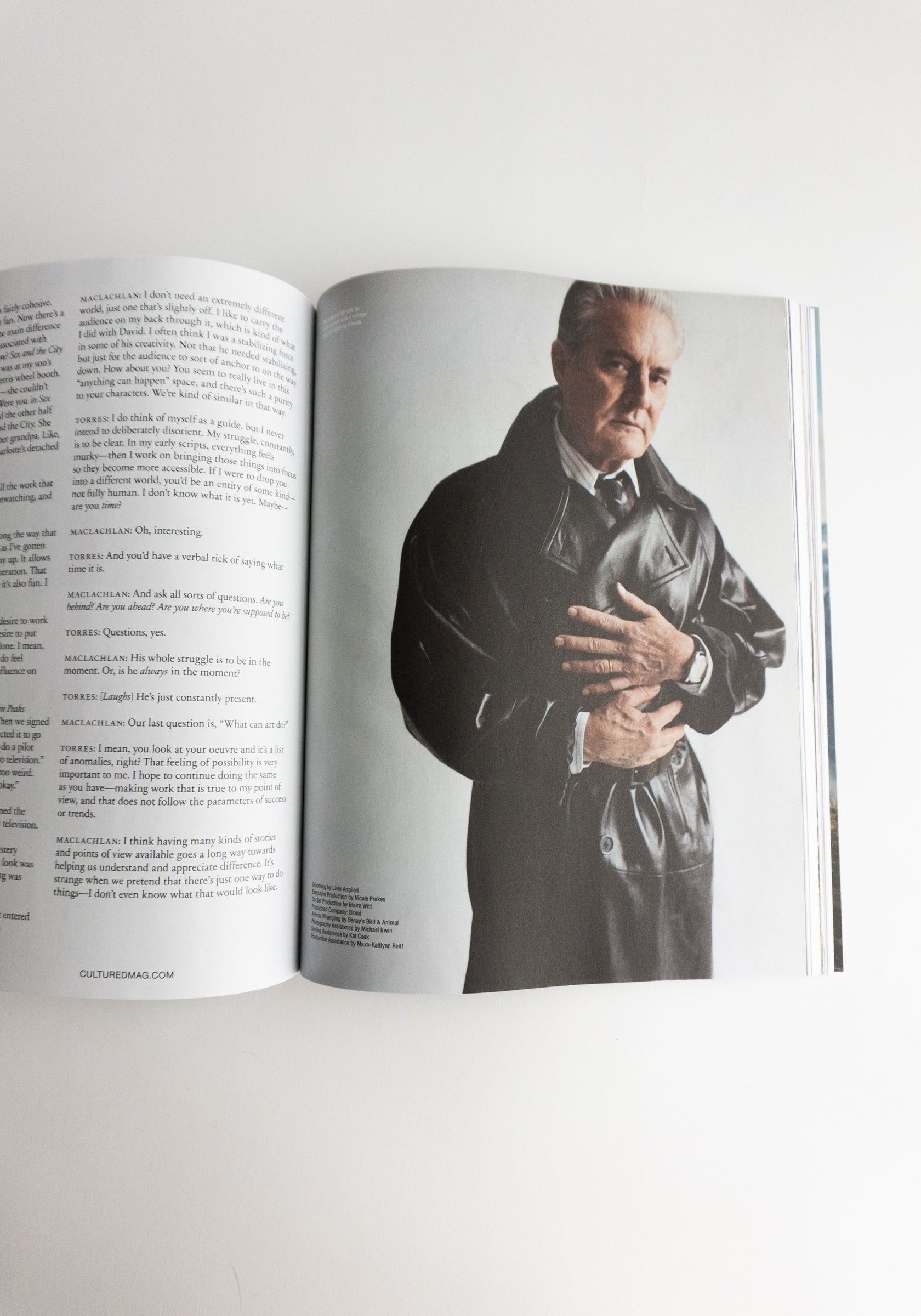 Cultured Mag, The Artists on Artists Issue, Winter 2025