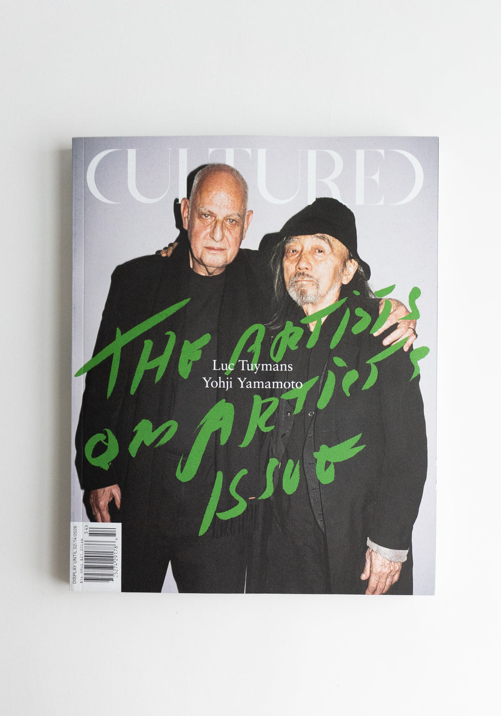 Cultured Mag, The Artists on Artists Issue, Winter 2025