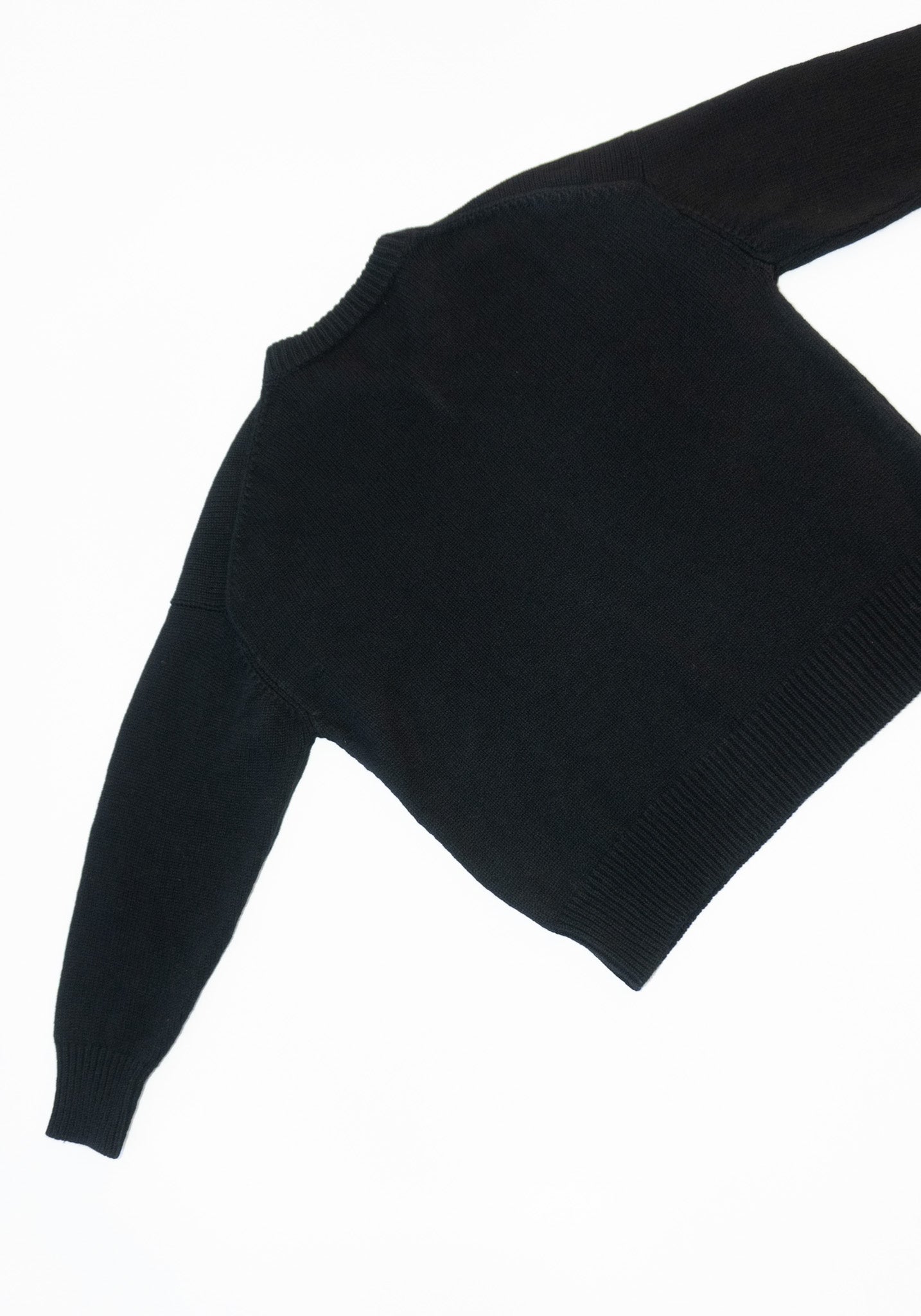 Balla Slouch V Neck Sweater in Black