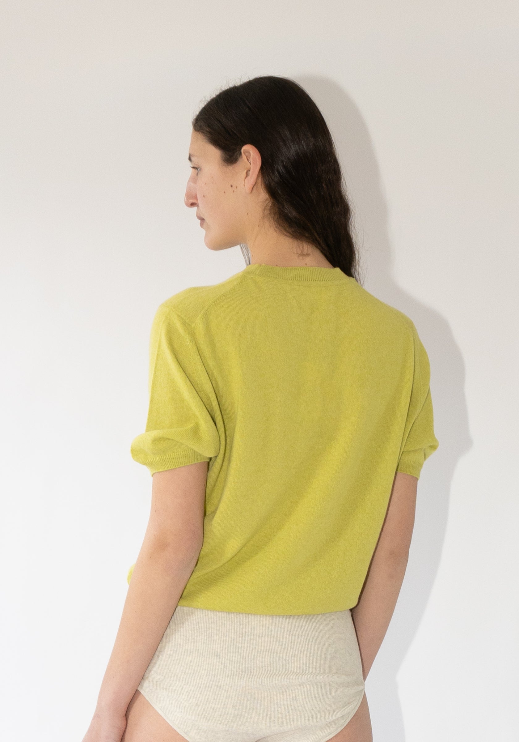 Emer Tee in Lime Green