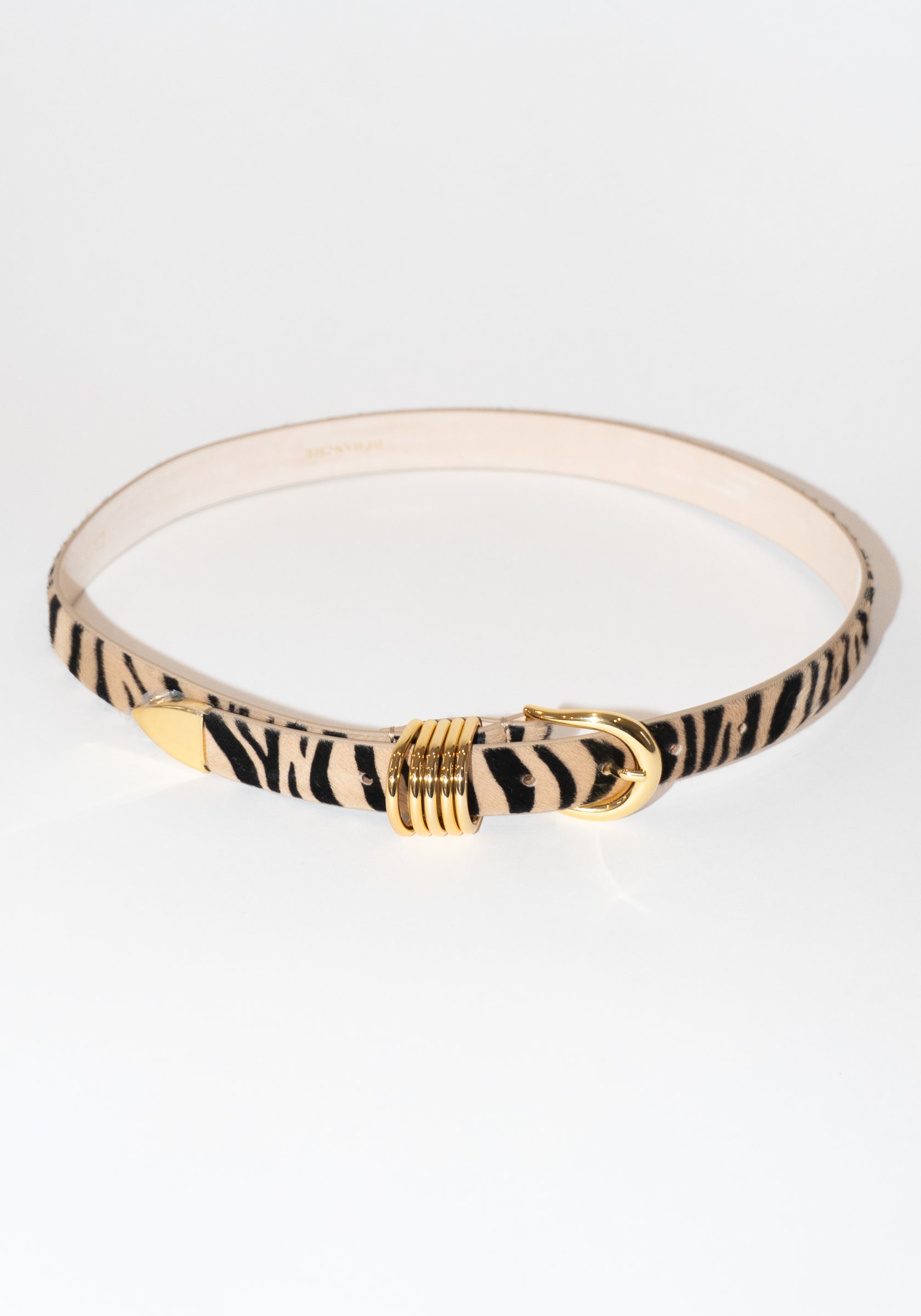 Hollyhock Zebra in Neutral with Gold