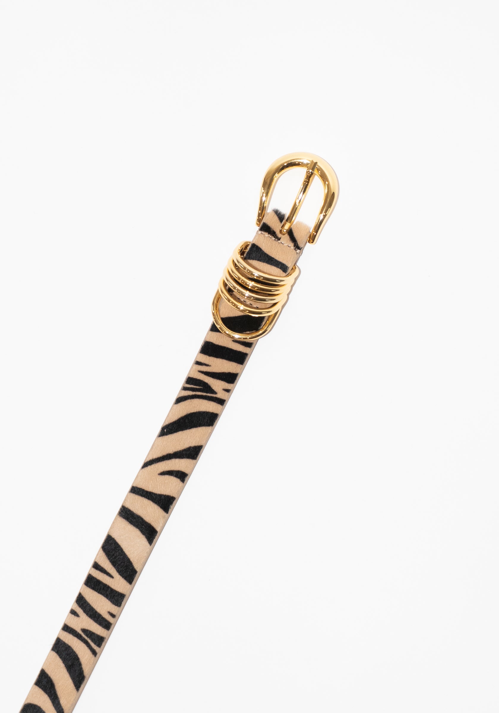 Hollyhock Zebra in Neutral with Gold