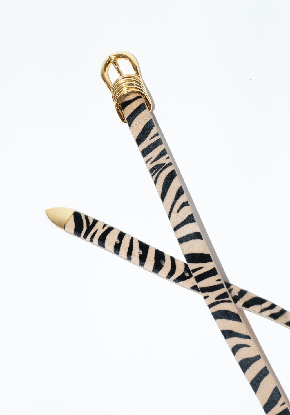 Hollyhock Zebra in Neutral with Gold