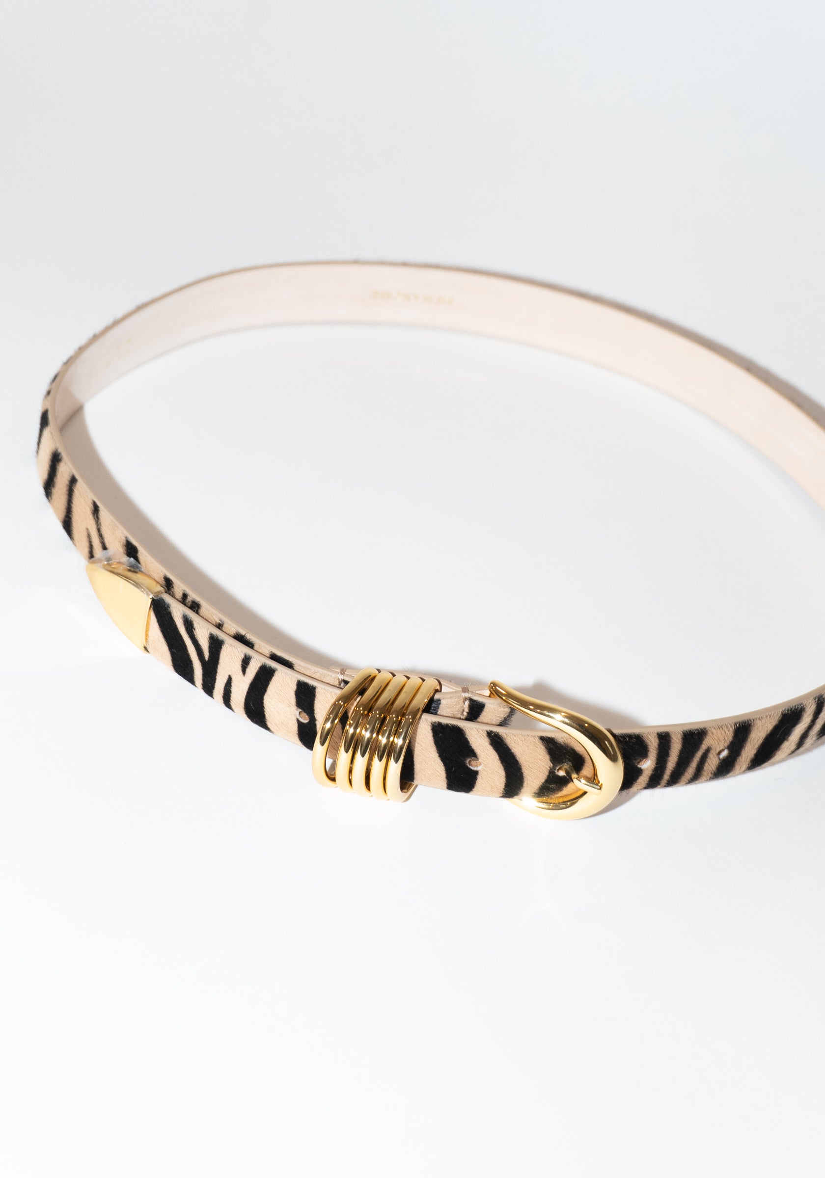 Hollyhock Zebra in Neutral with Gold