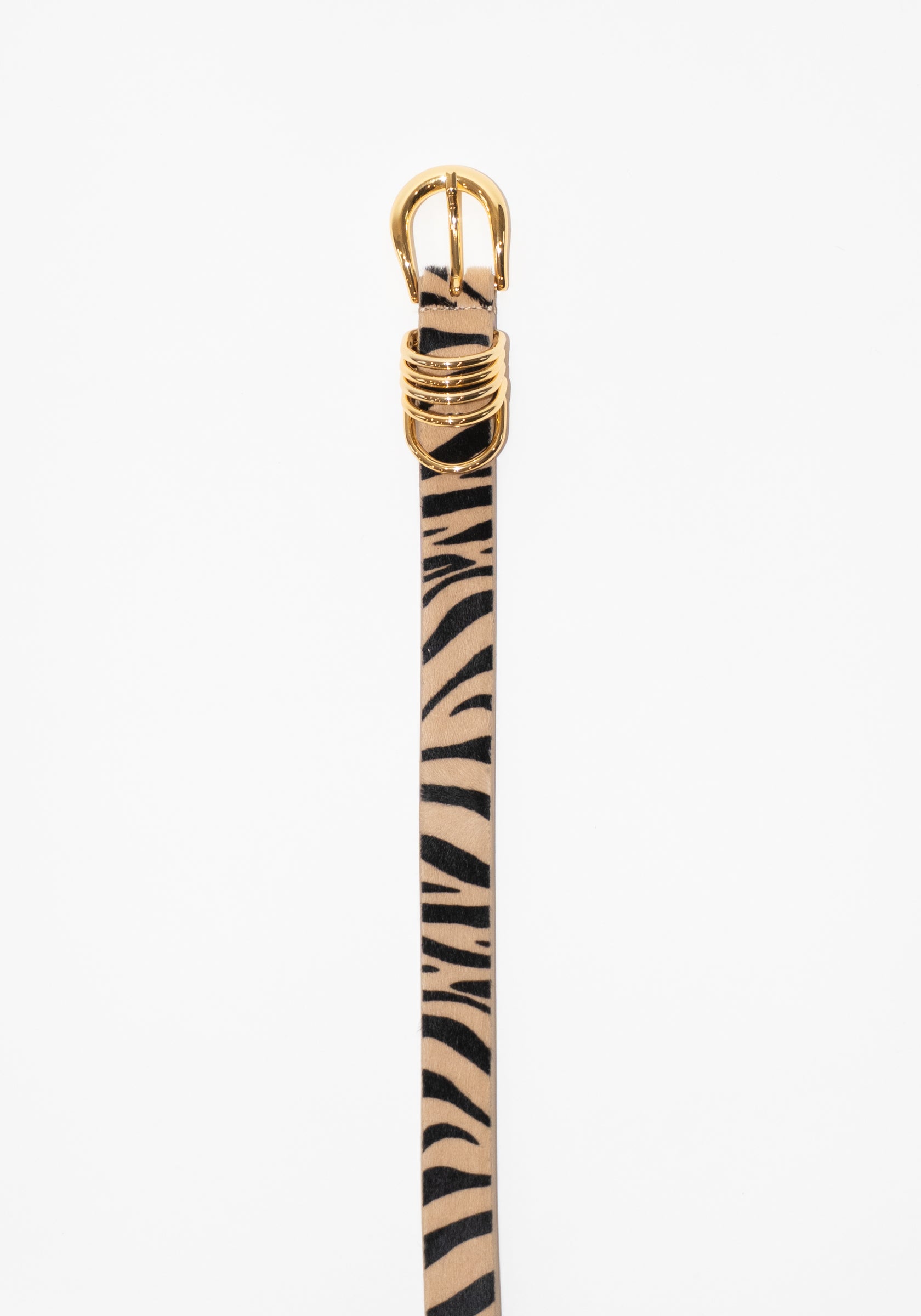 Hollyhock Zebra in Neutral with Gold