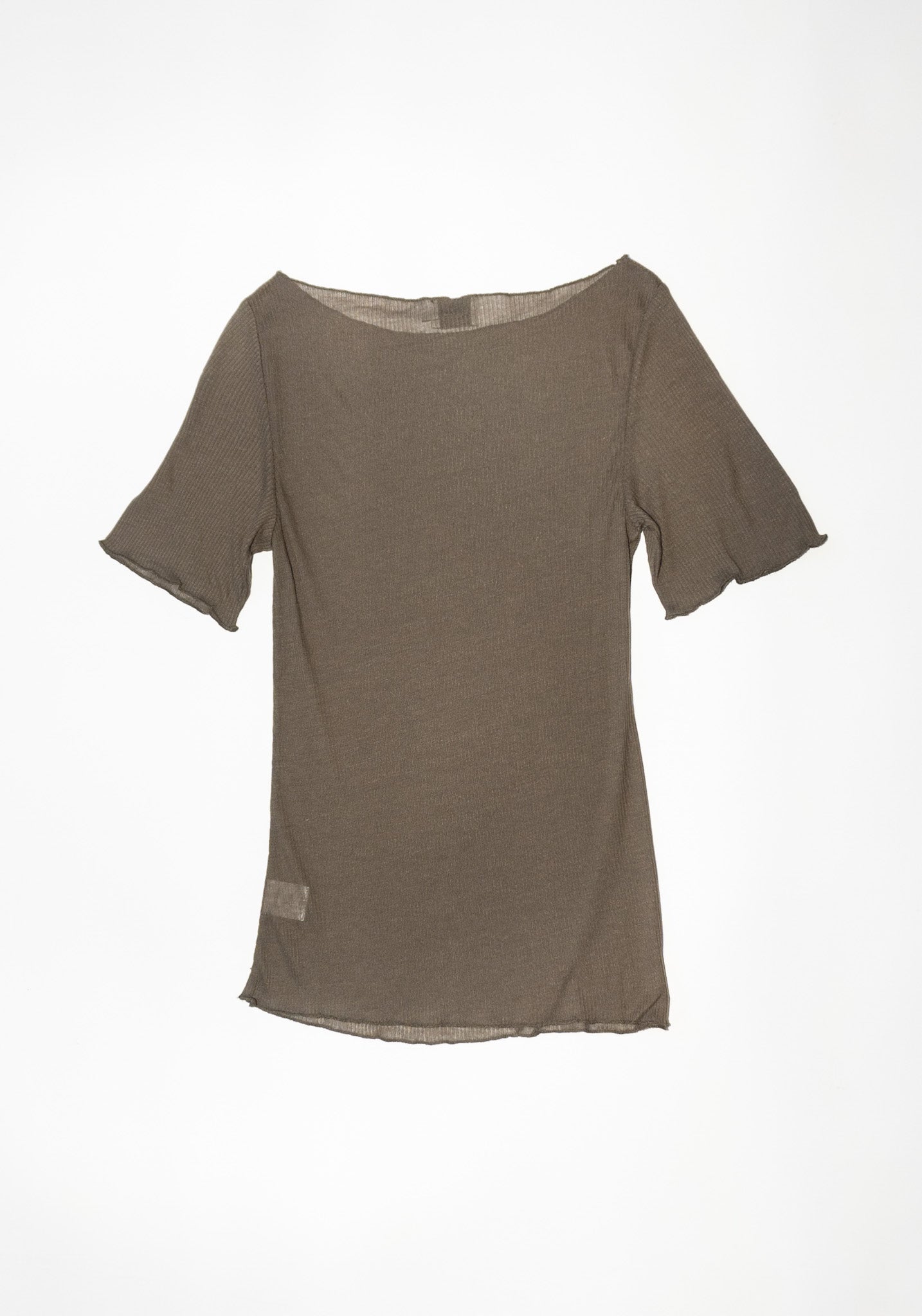 Deiji Studios Square Knit Tee in Stone