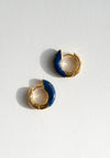 Locus Solus Earrings with Lapis and Malachite