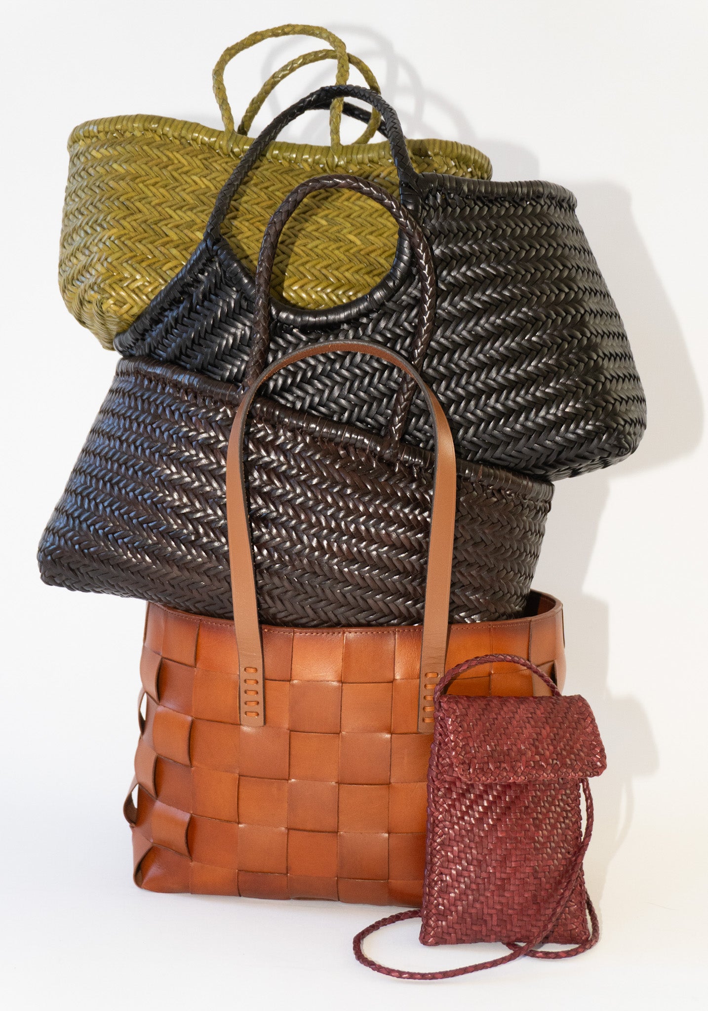 Phone Crossbody in Bordo