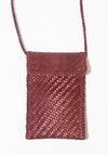 Phone Crossbody in Bordo
