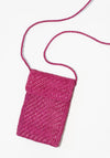 Dragon Diffusion Phone Crossbody Bag in Fuchsia