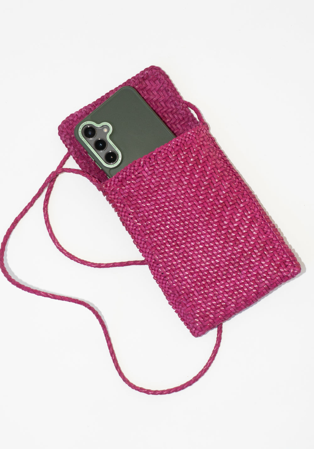 Dragon Diffusion Phone Crossbody Bag in Fuchsia