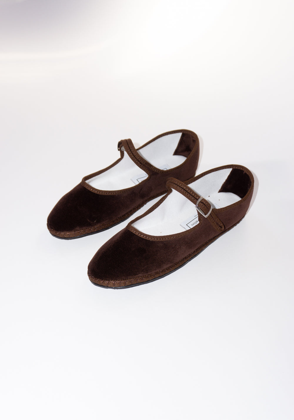 Drogheria Crivellini Mary Jane in Brown Velvet