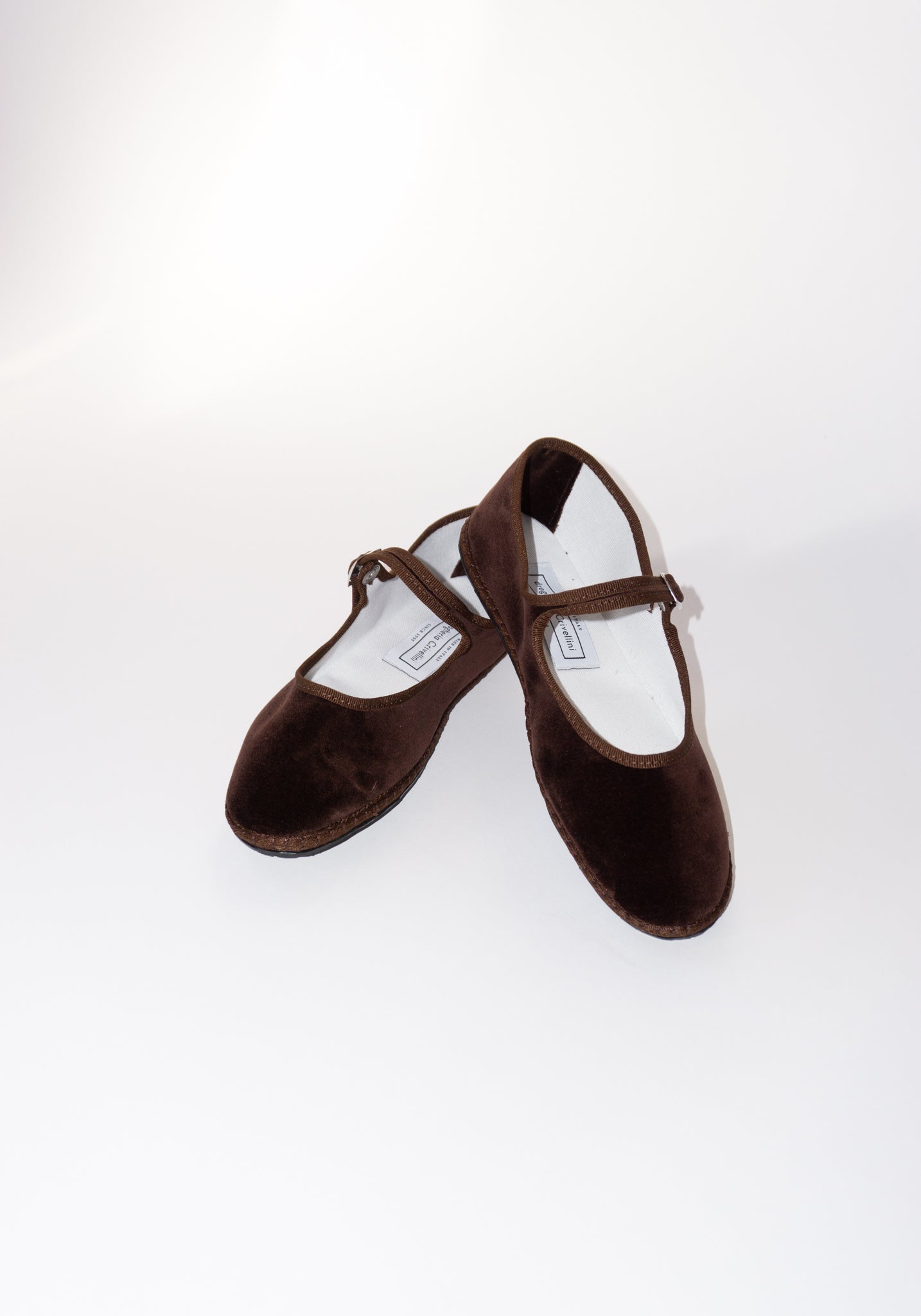 Drogheria Crivellini Mary Jane in Brown Velvet