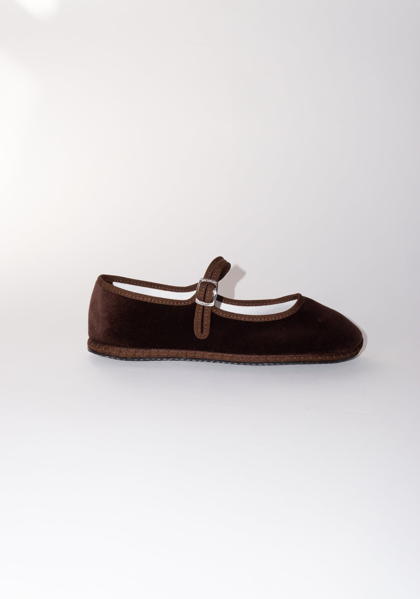 Drogheria Crivellini Mary Jane in Brown Velvet