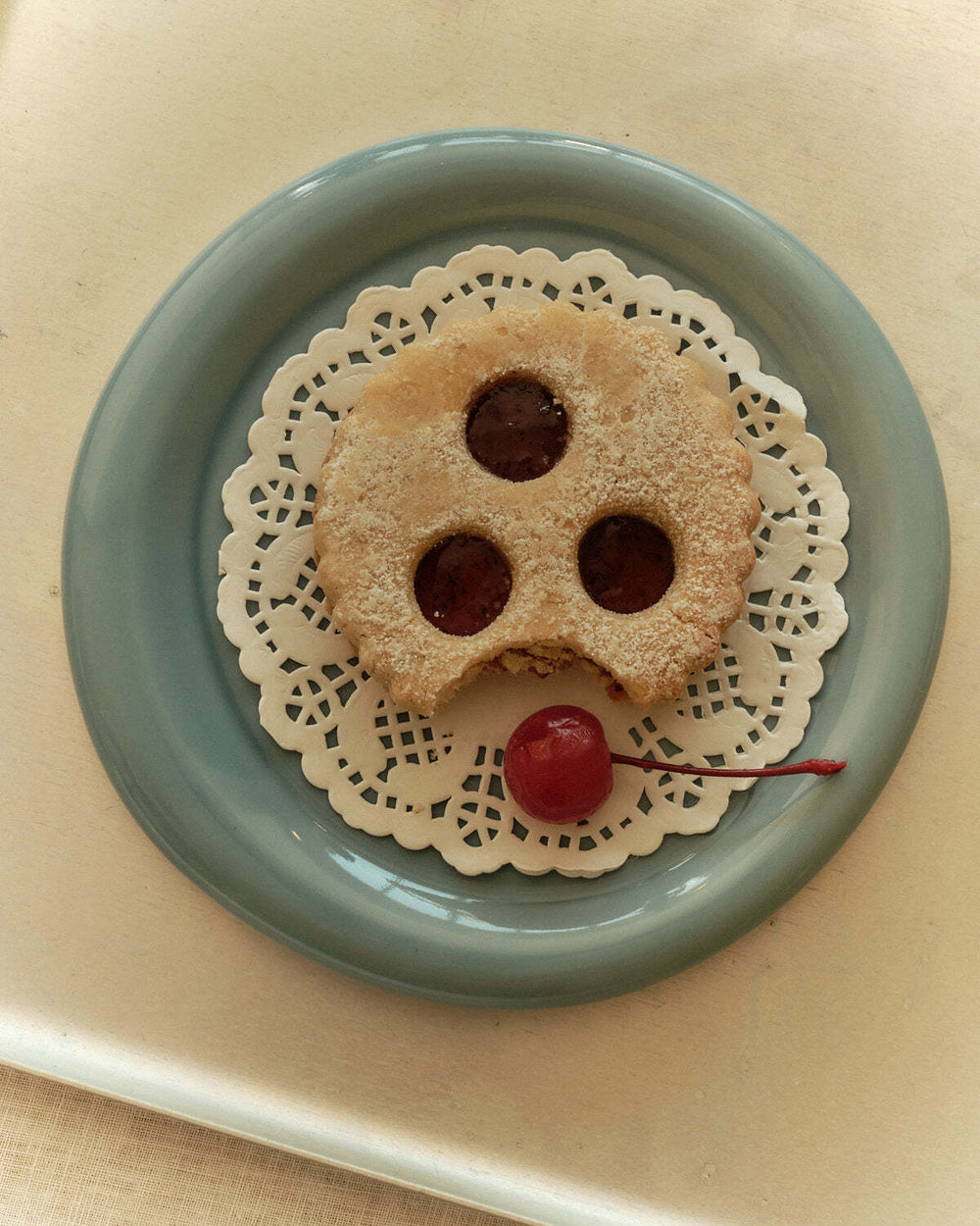 Softedge Studio Cornflower Snack Plate